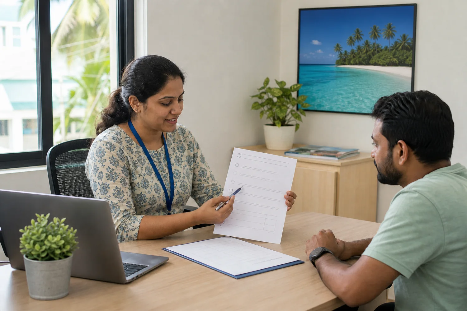 Agatti Pre-Arrival Planning Call — service permit assistance