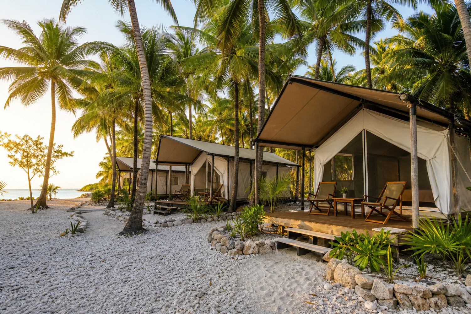 Agatti Lagoon Rooms guest room with complete amenity setup